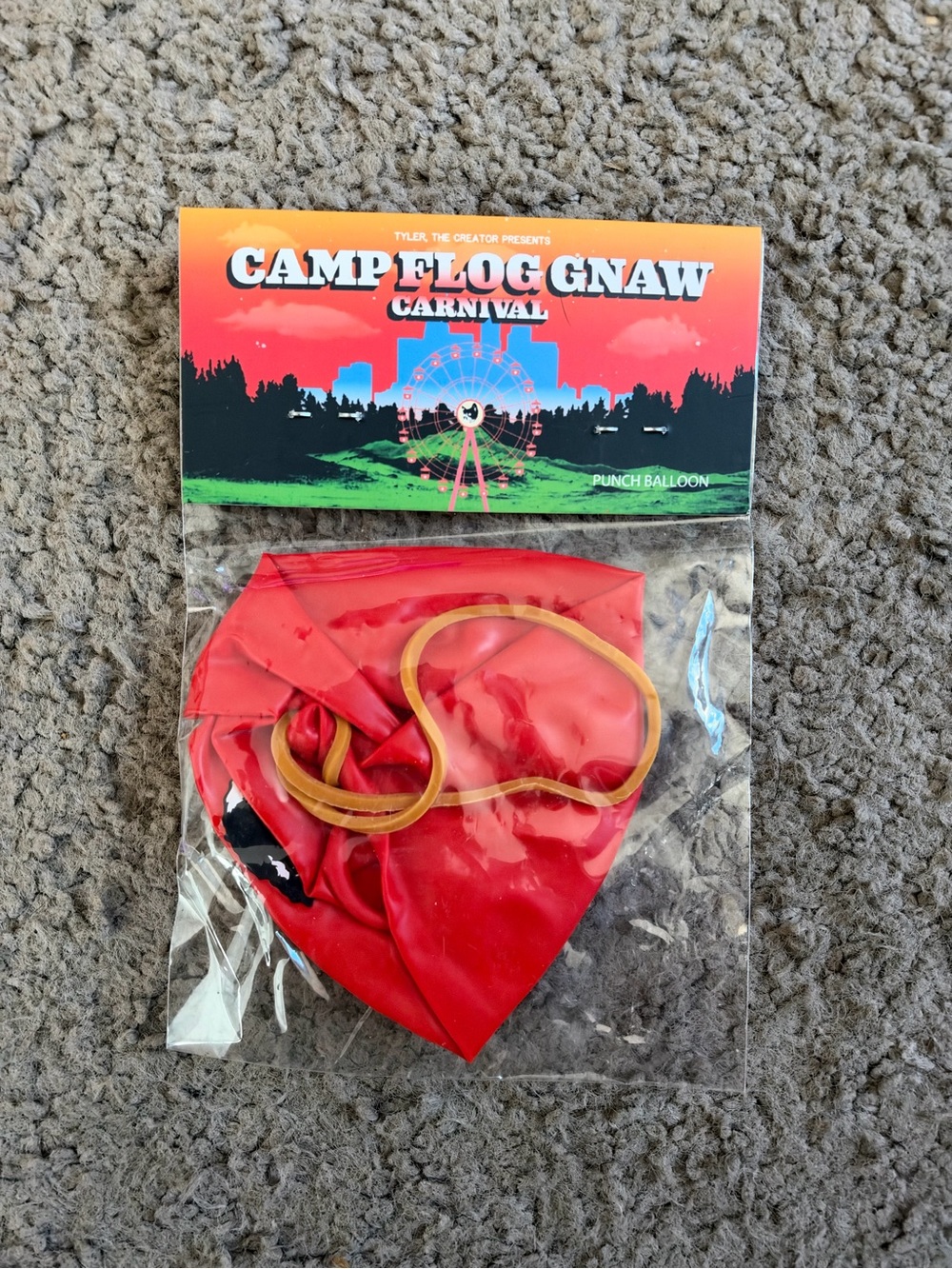 Tyler The Creator Camp Flog Gnaw Carnival Punch Balloon